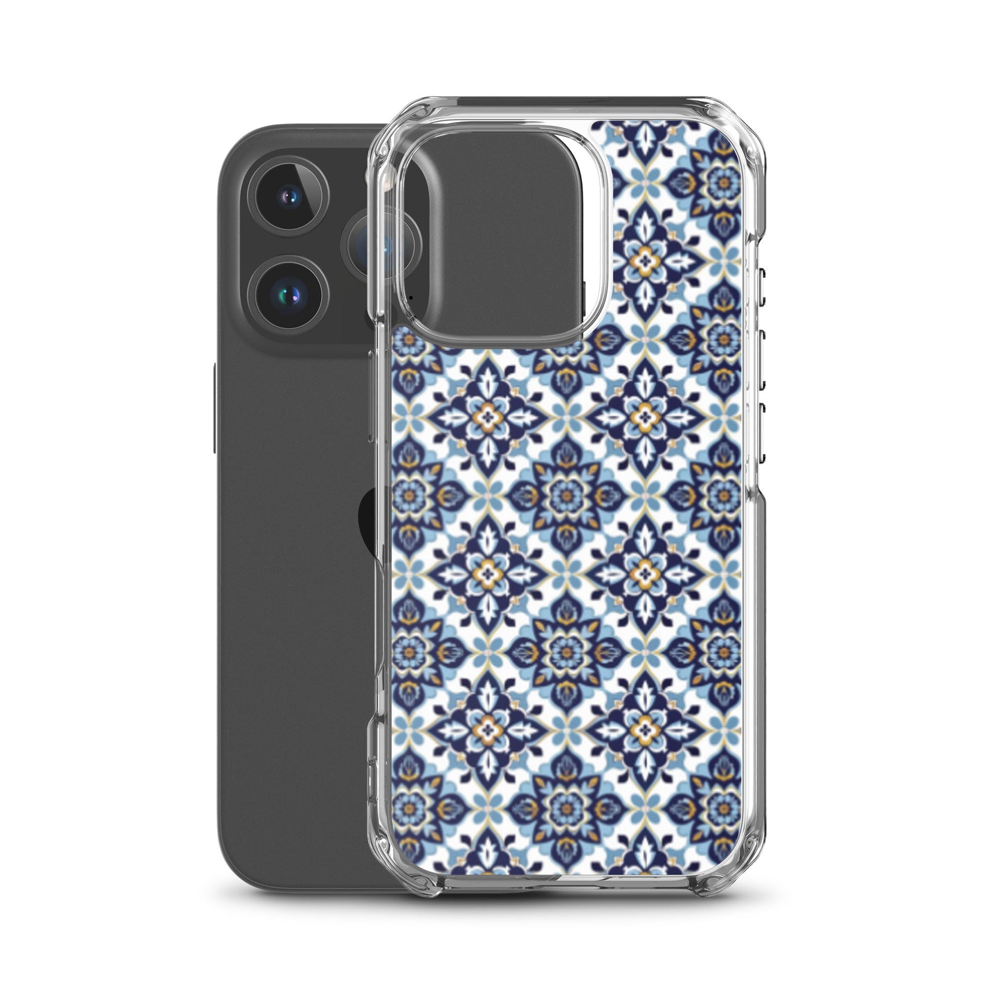 iPhone Case Classic Encaustic Tile Blue