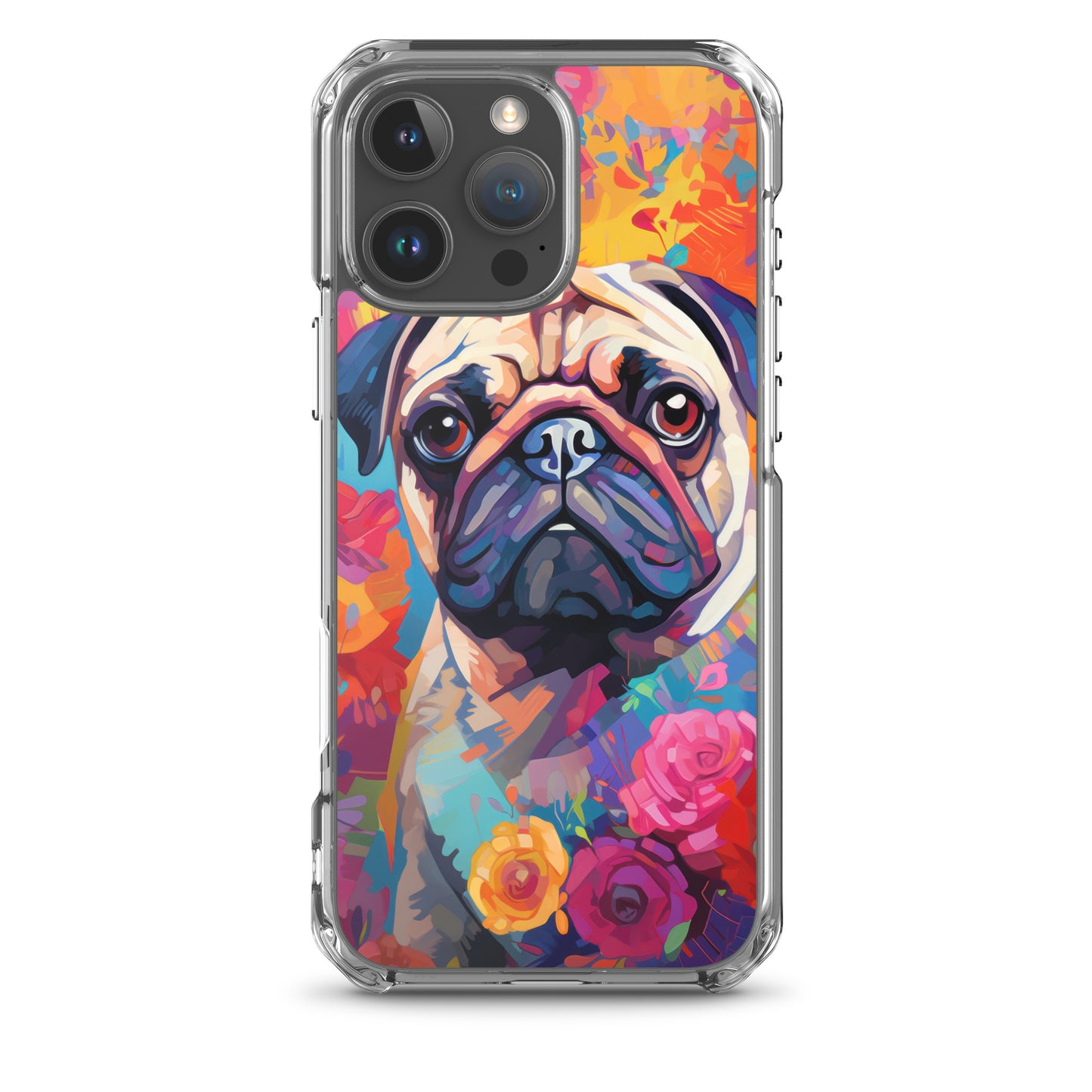 iPhone Case Painted Pug
