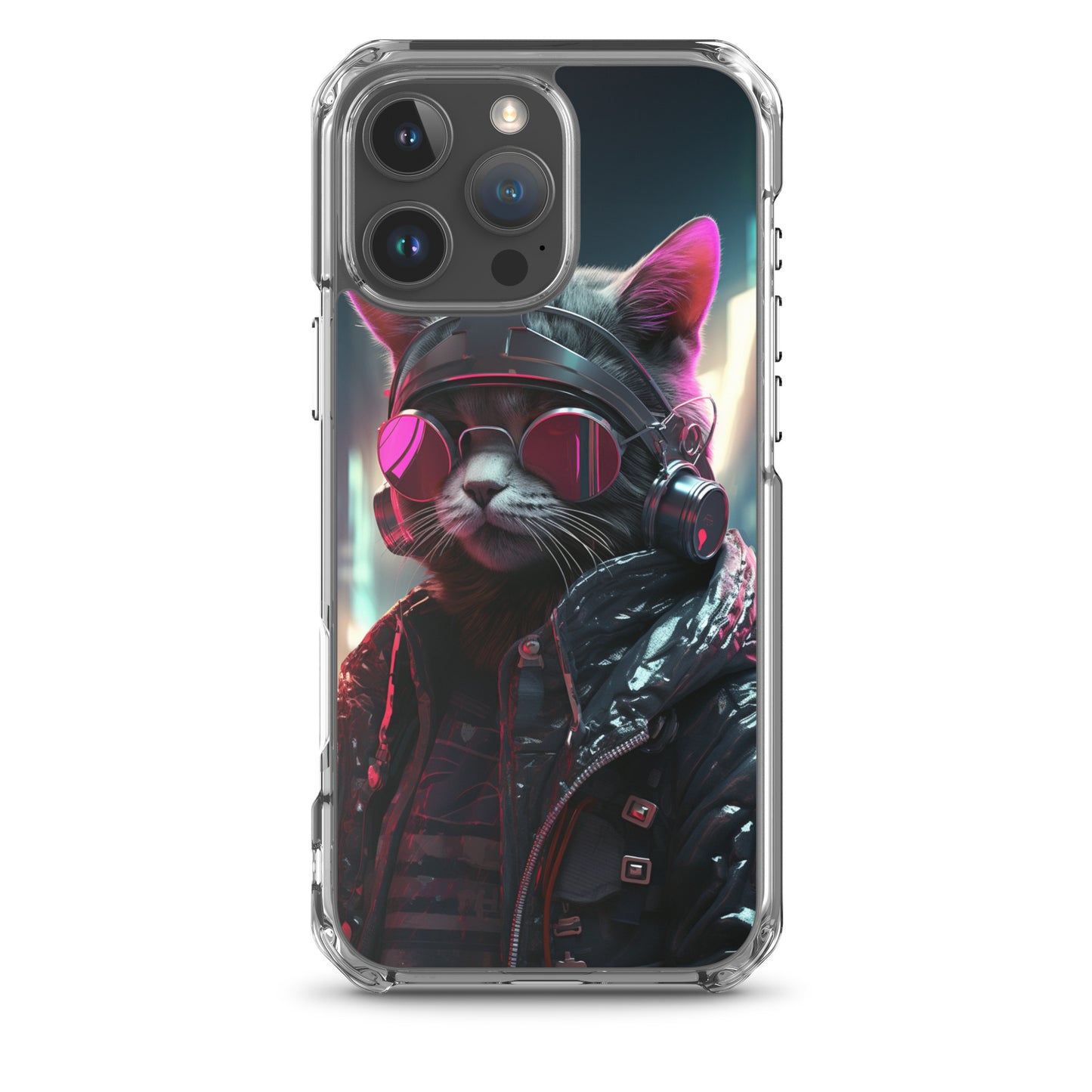 Cyberpunk Kitty Cat iPhone Case