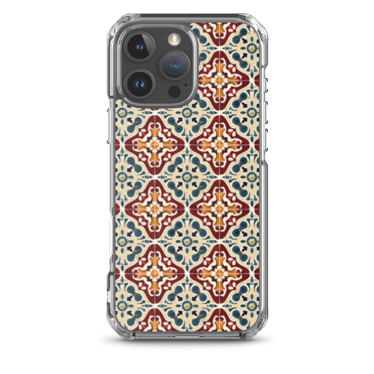 iPhone Case Classic Encaustic Tile Red