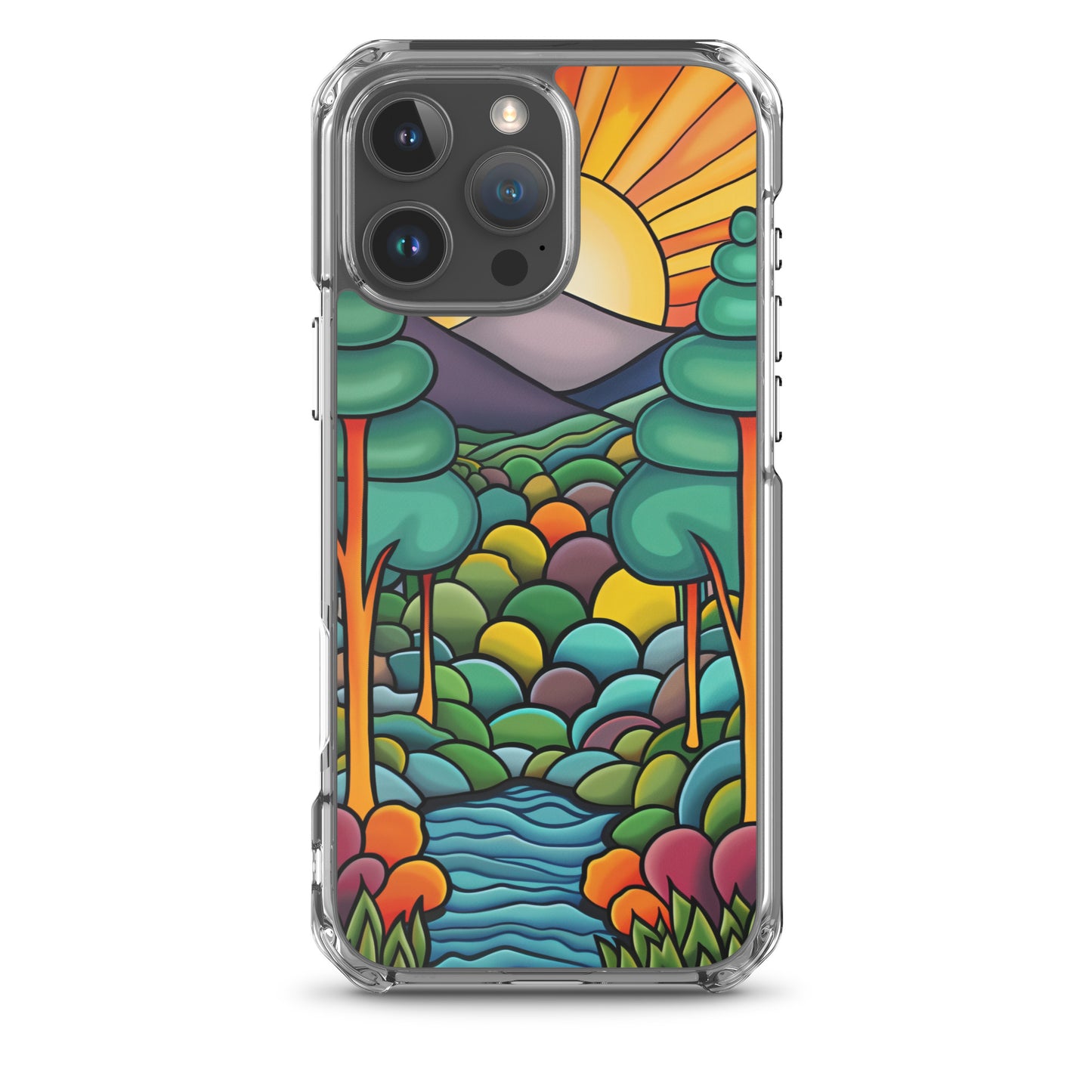 iPhone Case Arkley Sunrise over Mountains and Forest