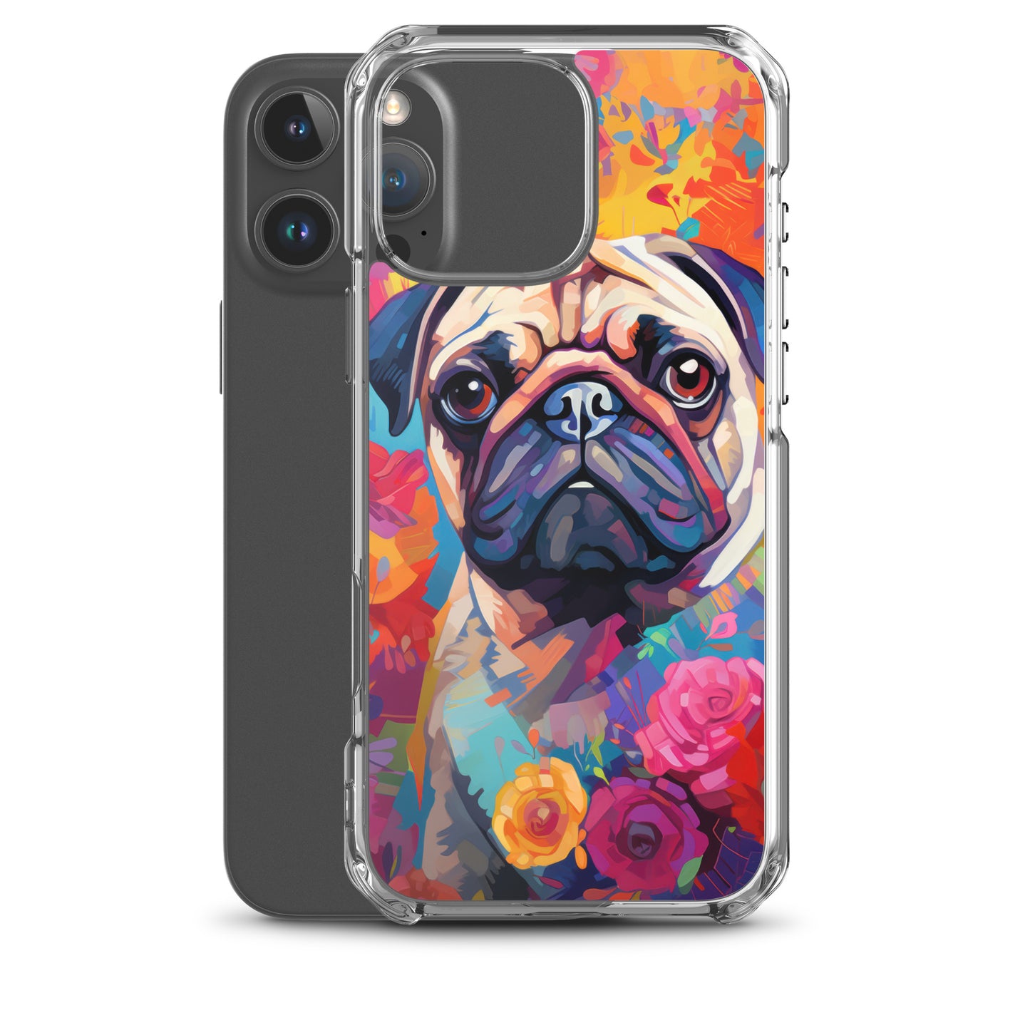 iPhone Case Painted Pug