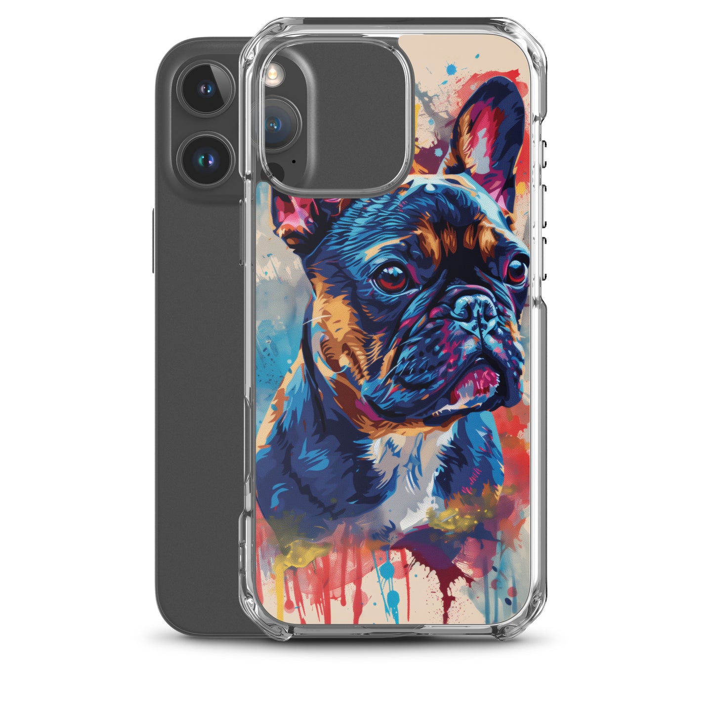 Painted French Bulldog iPhone Case