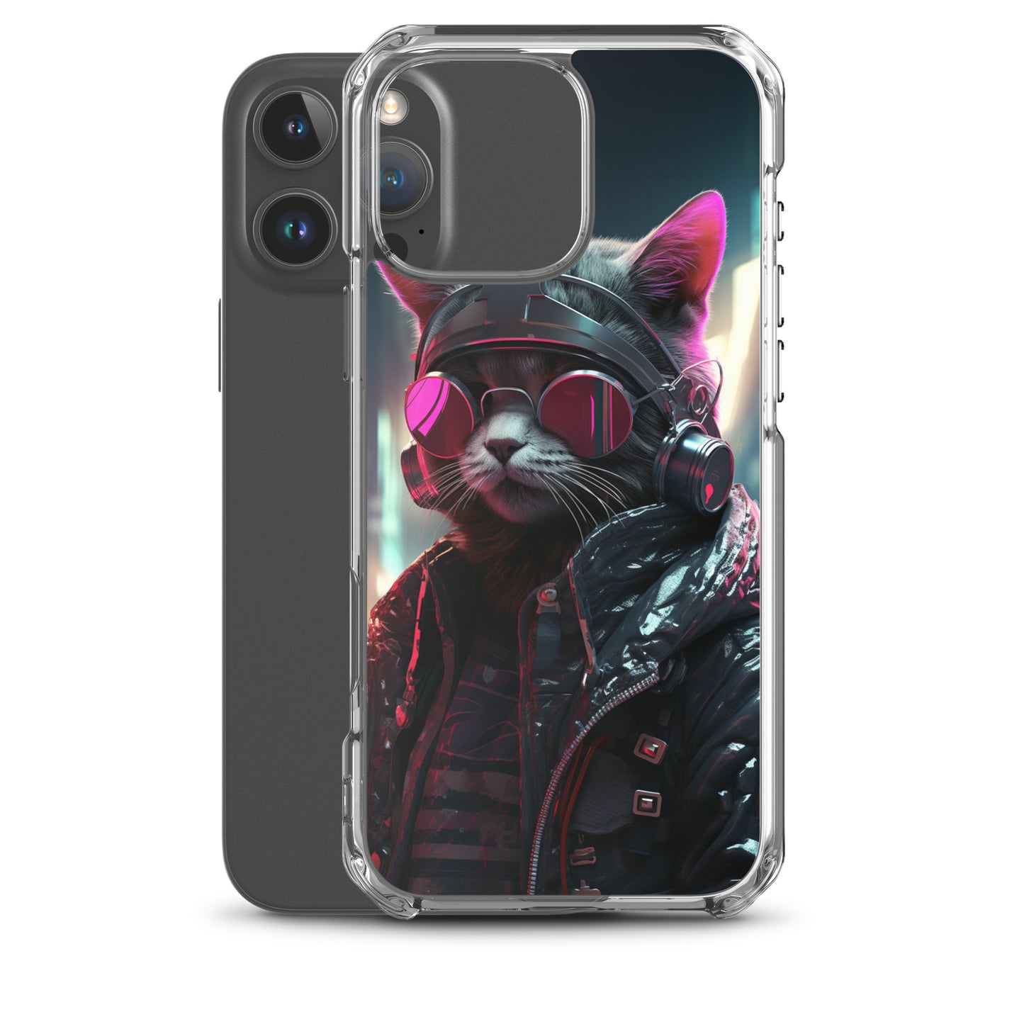 Cyberpunk Kitty Cat iPhone Case