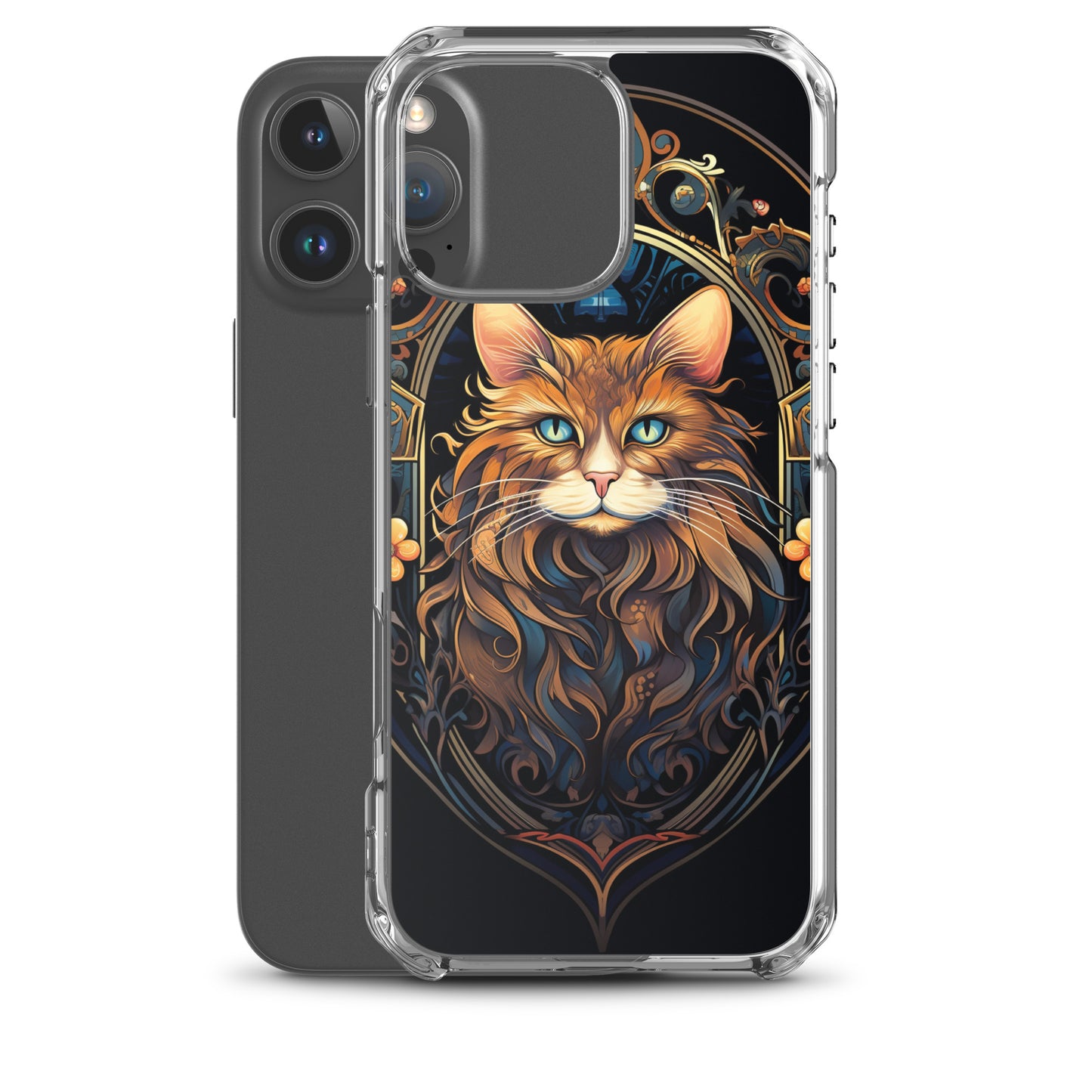 Art Nouveau Cat #3 iPhone Case