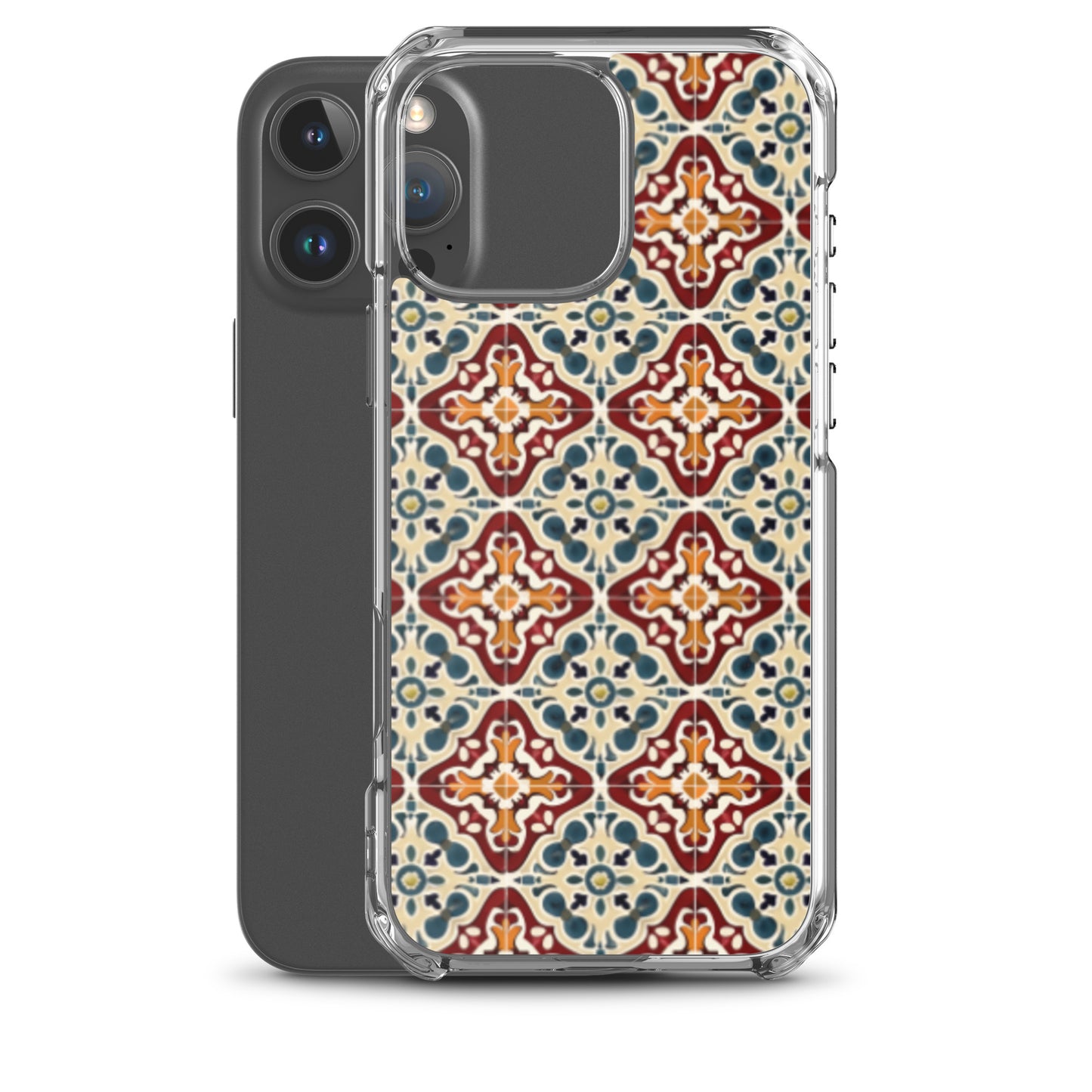 iPhone Case Classic Encaustic Tile Red
