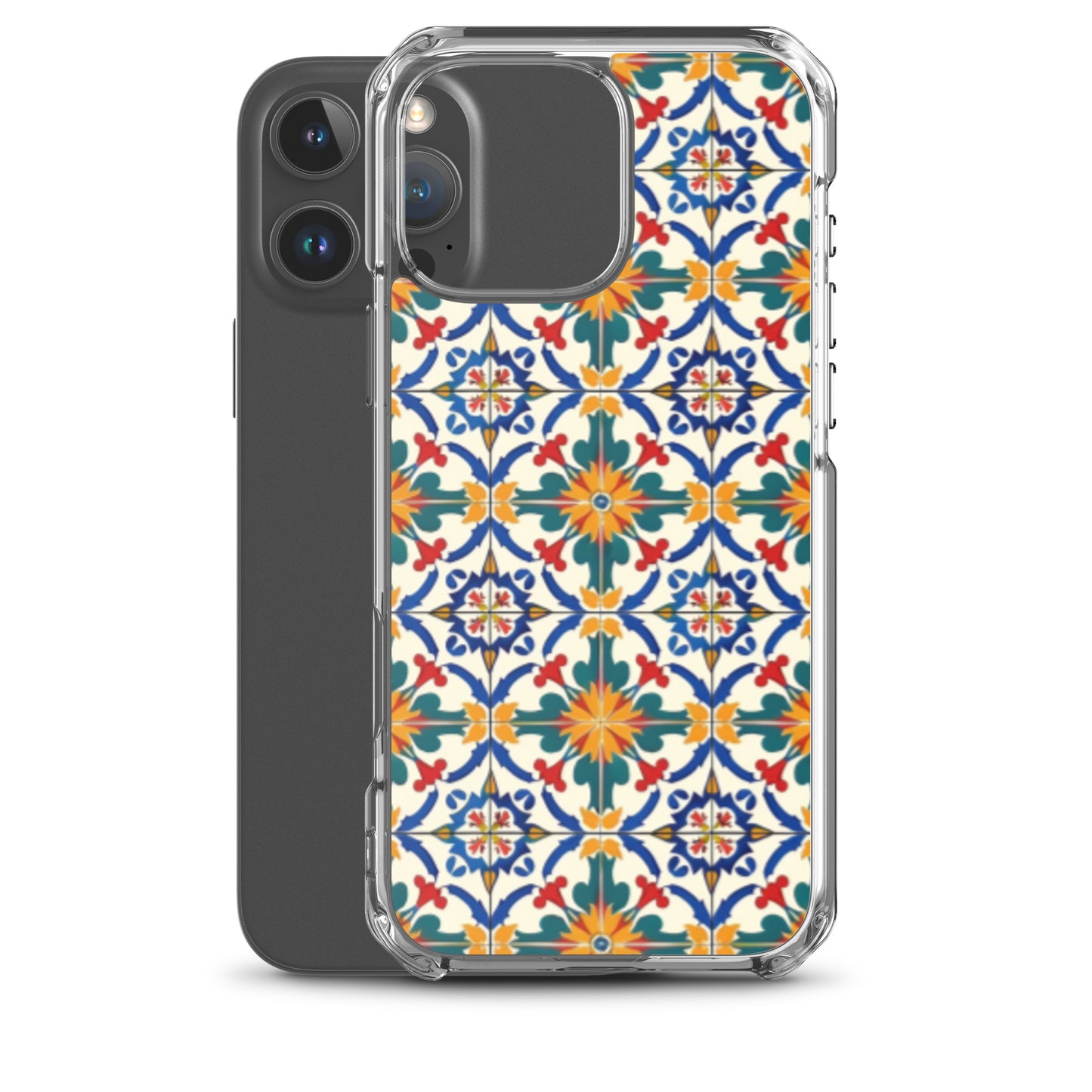 iPhone Case Colorful Yellow & Green Mediterranean Tiles