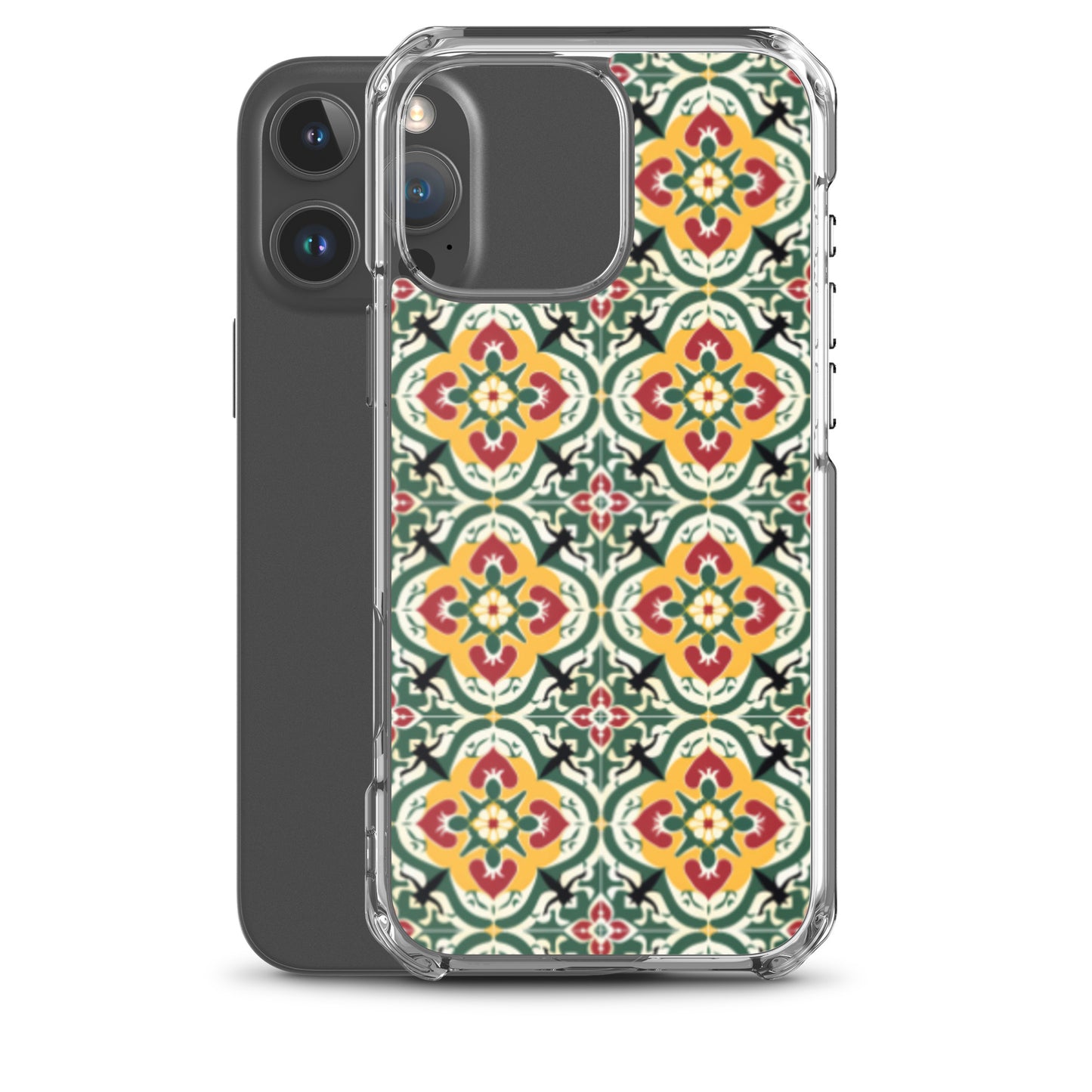 iPhone Case Colorful Traditional Maltese Cement Tile Pattern