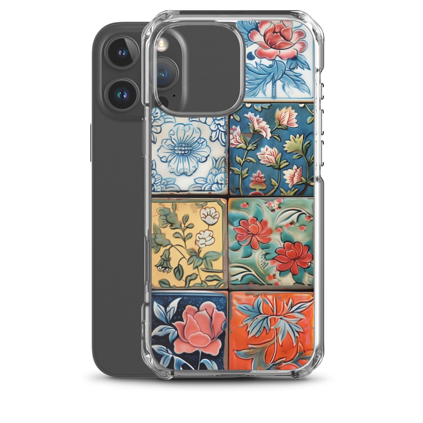iPhone Case Colorful Majolilca Tiles