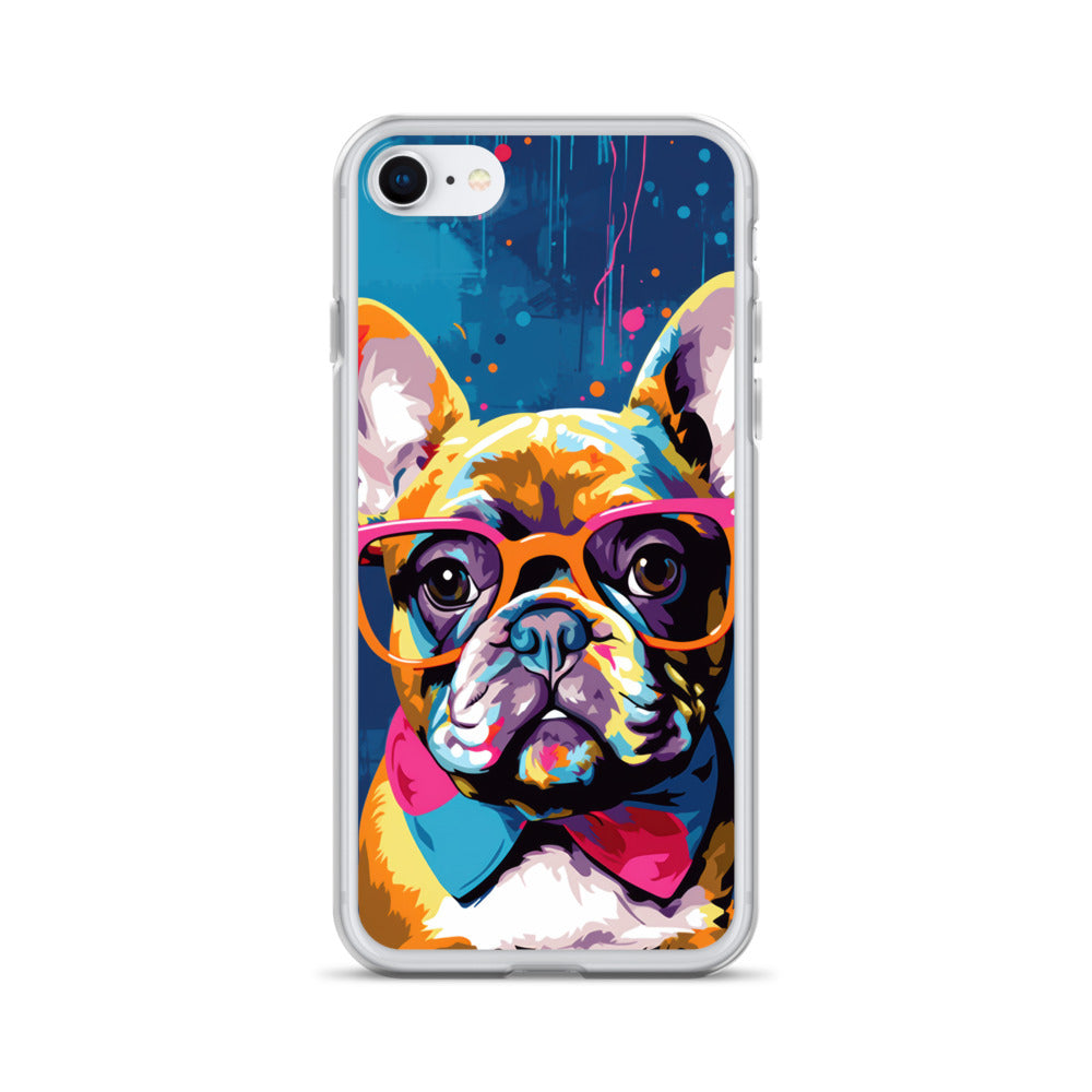 iPhone Case Painted Stylish French Bulldog