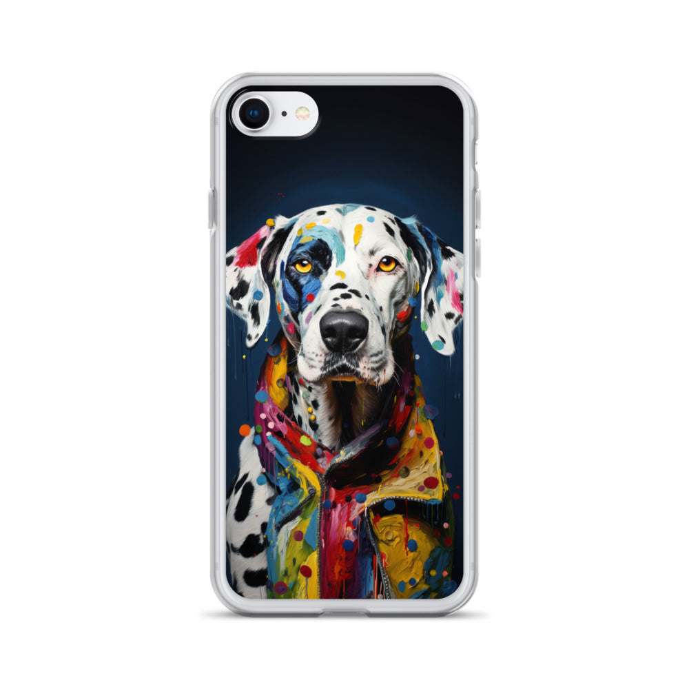 iPhone Case Painted Dalmatian