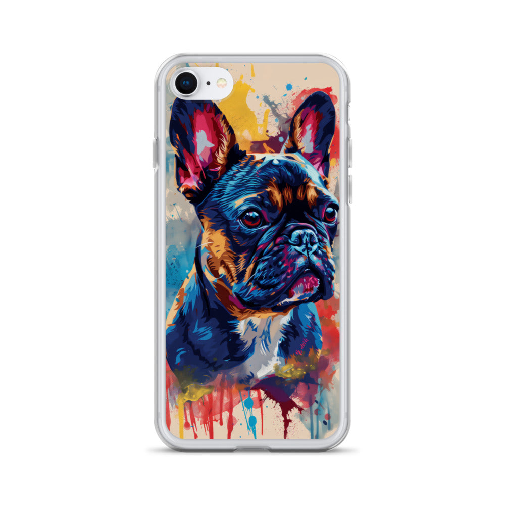 Painted French Bulldog iPhone Case