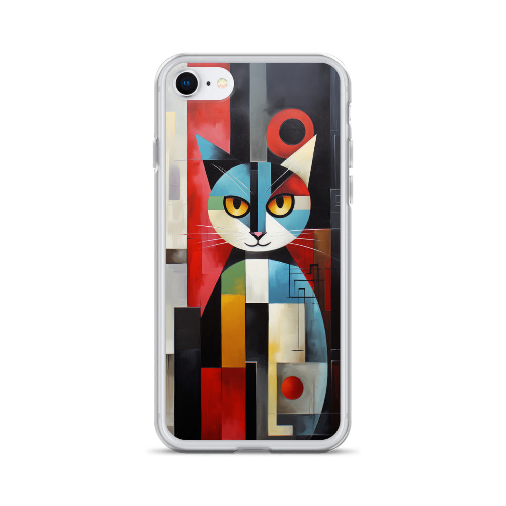 Bauhaus Kitty Cat iPhone Case