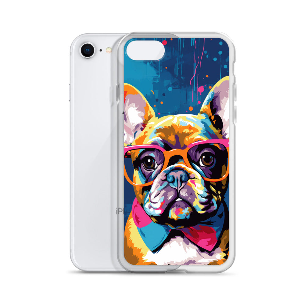 iPhone Case Painted Stylish French Bulldog