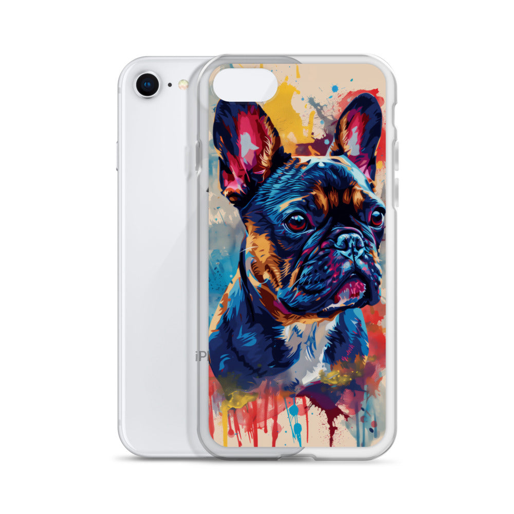 Painted French Bulldog iPhone Case