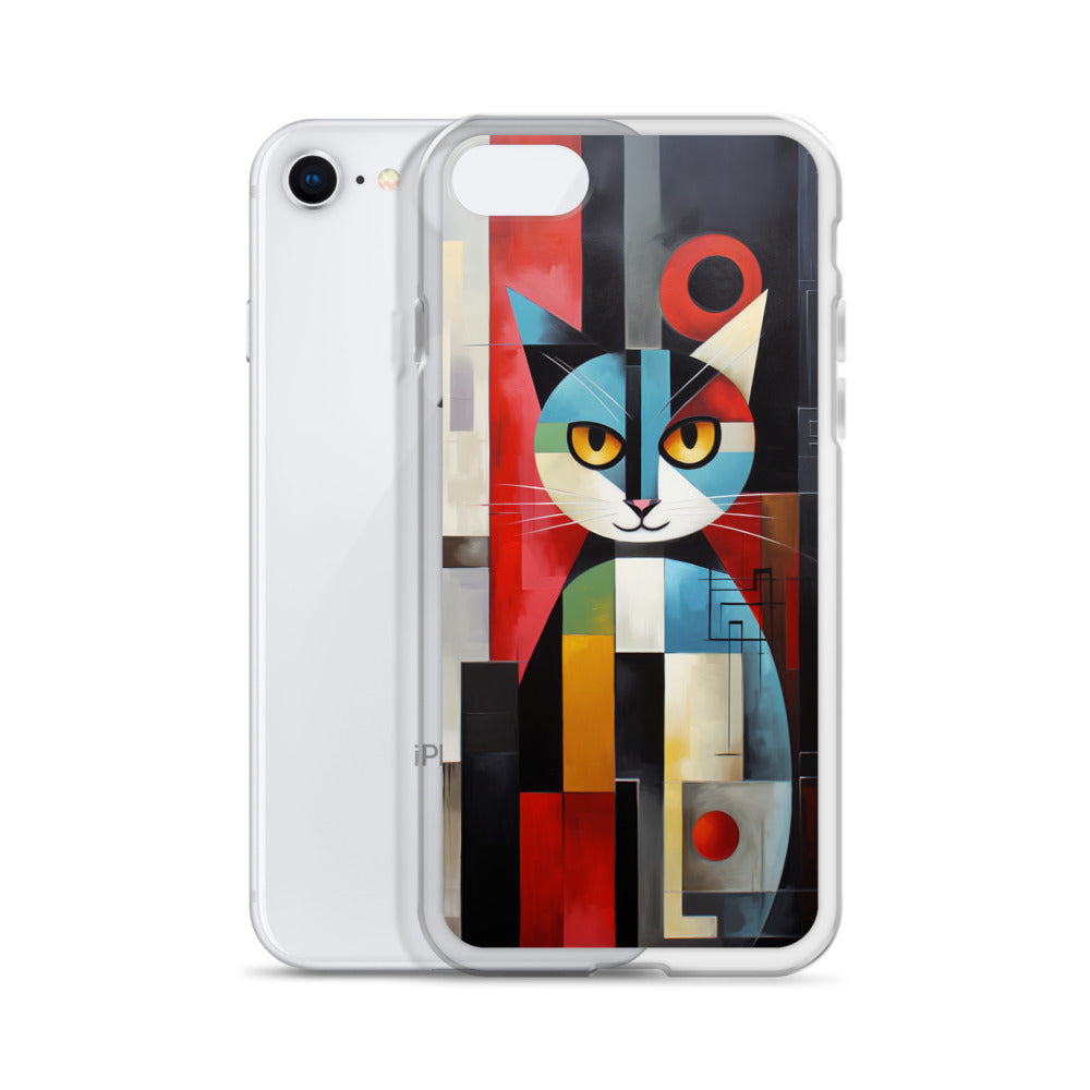 Bauhaus Kitty Cat iPhone Case