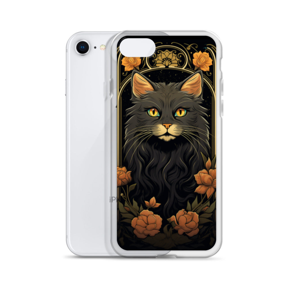 Art Nouveau Cat iPhone Case