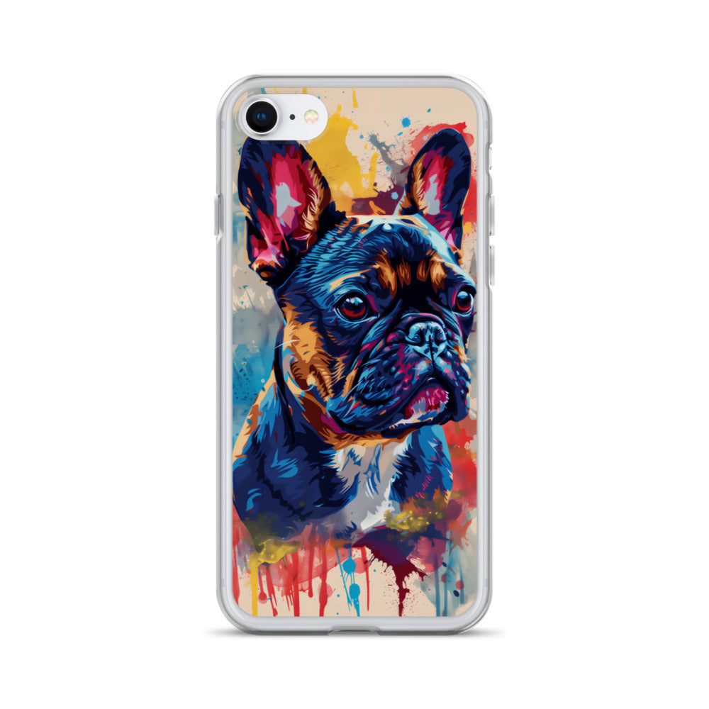 Painted French Bulldog iPhone Case