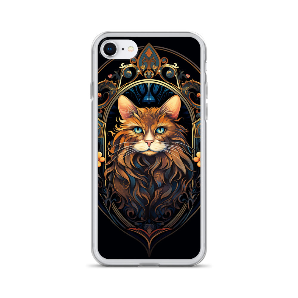Art Nouveau Cat #3 iPhone Case