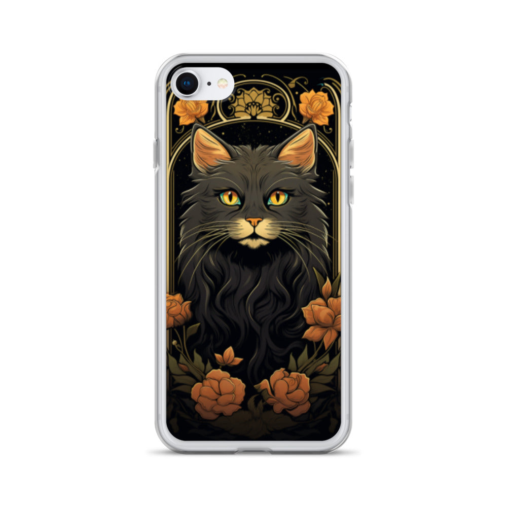 Art Nouveau Cat iPhone Case