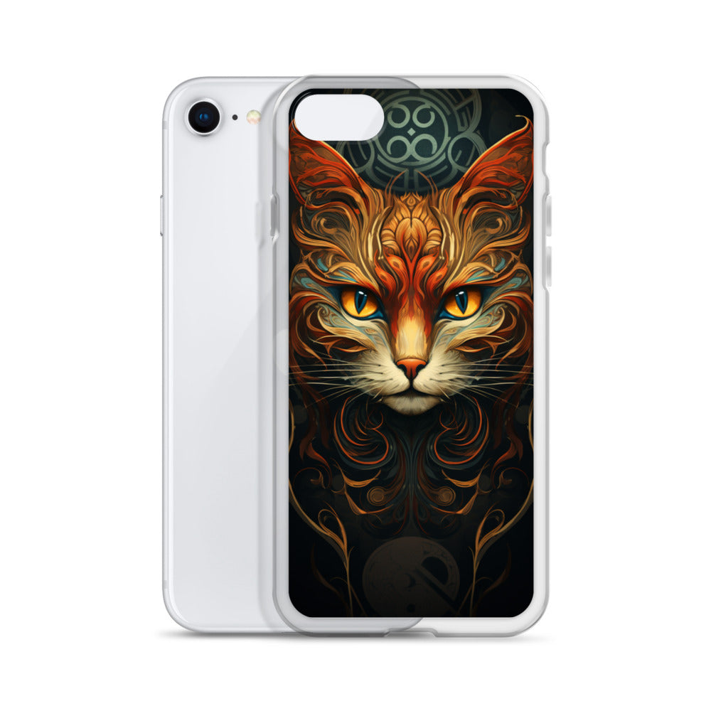Art Nouveau Cat #2 iPhone Case