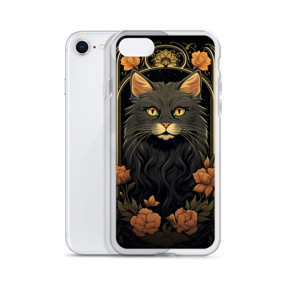 Art Nouveau Cat iPhone Case