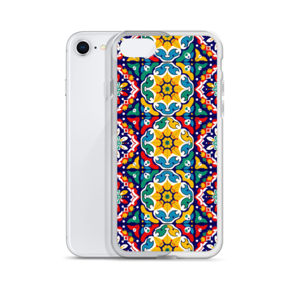 iPhone Case Talavera Tiles Red and Yellow