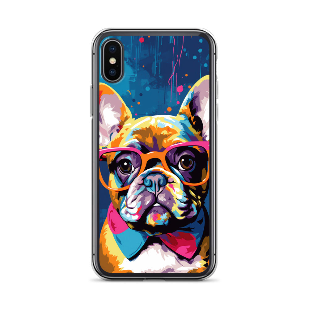 iPhone Case Painted Stylish French Bulldog