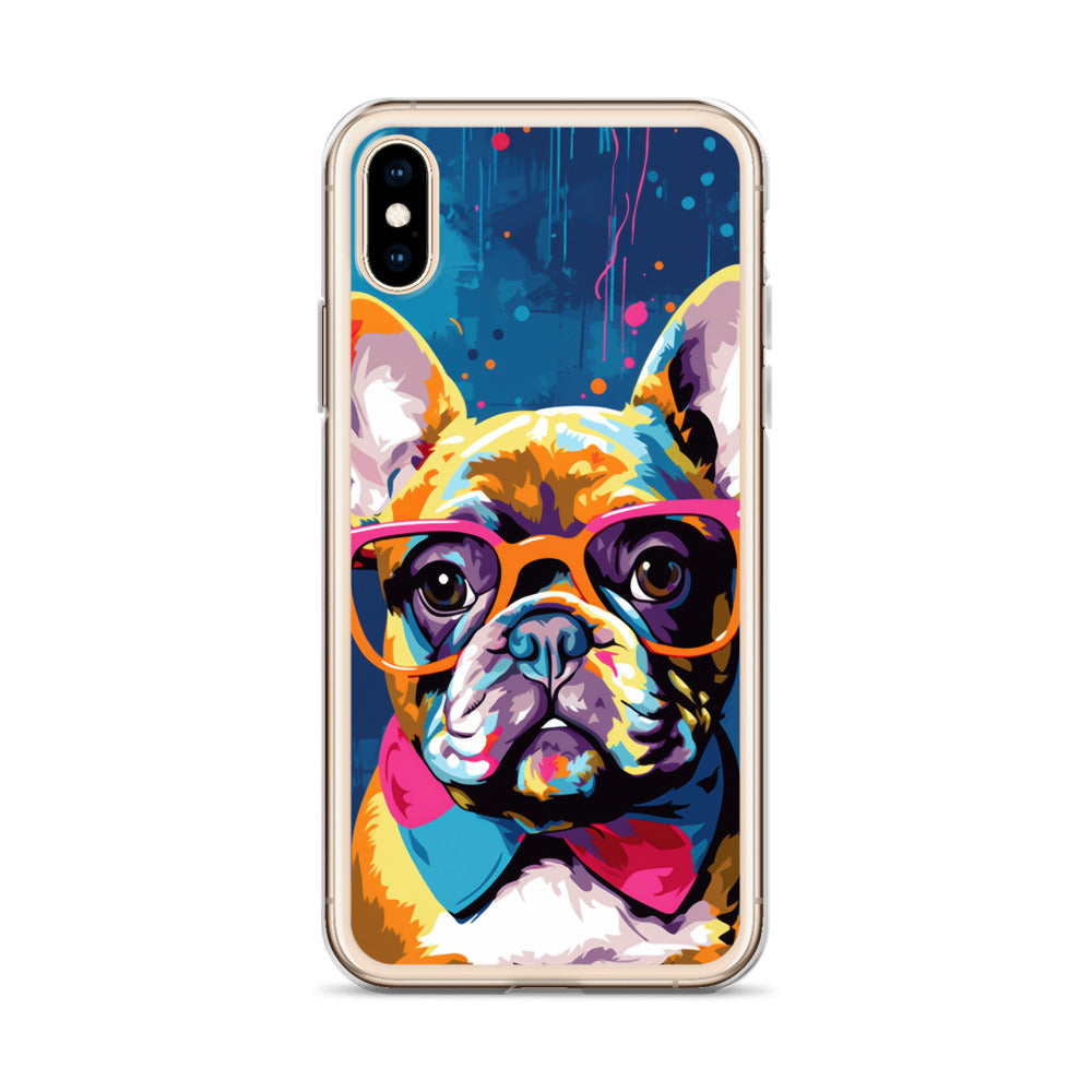 iPhone Case Painted Stylish French Bulldog