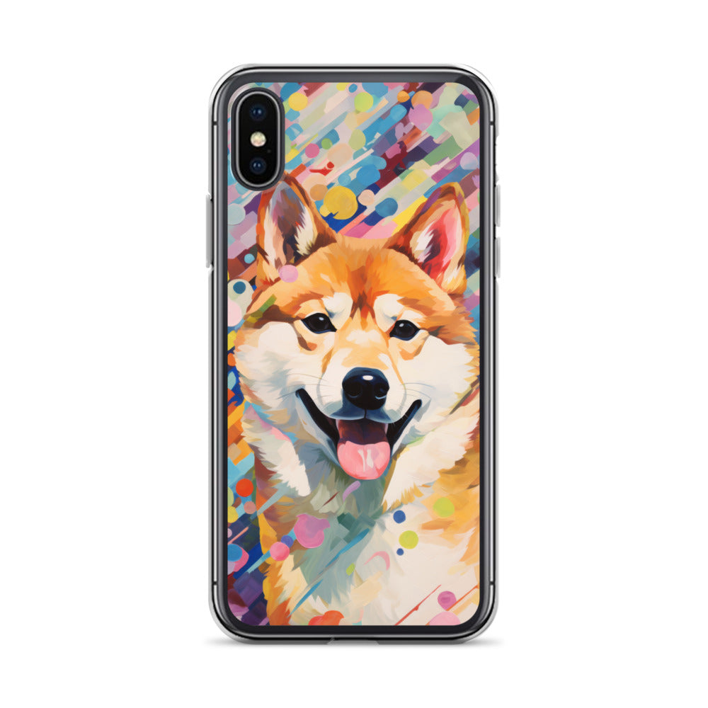 iPhone Case Painted Shiba Inu