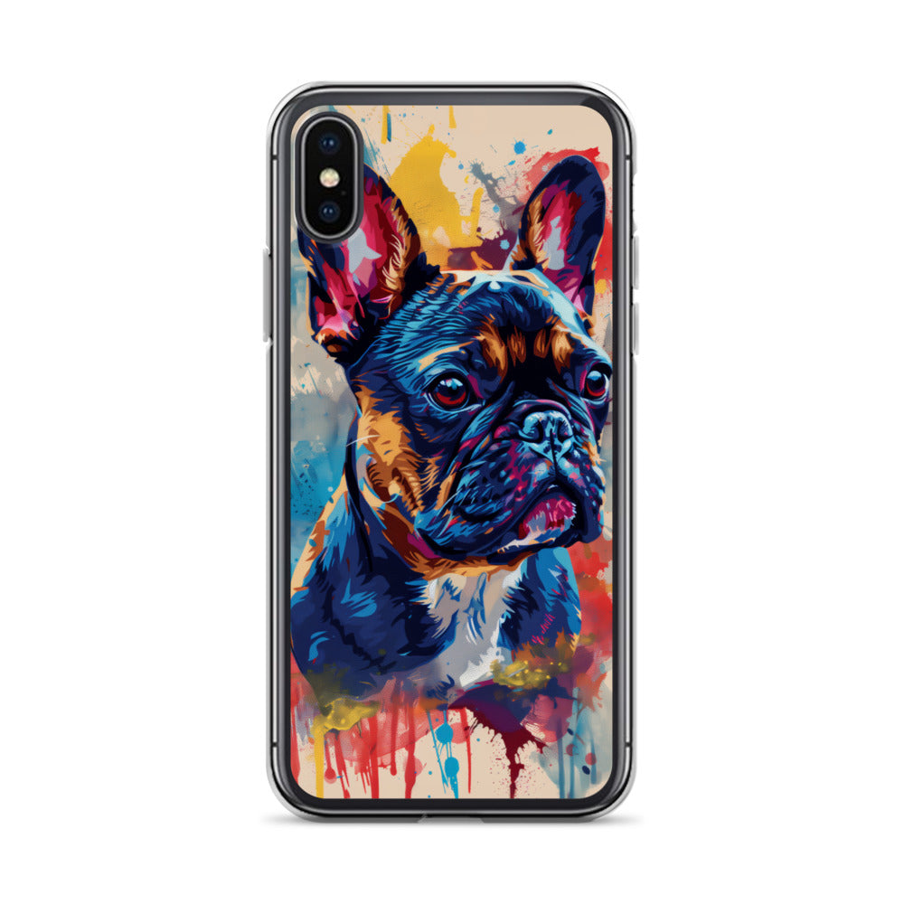 Painted French Bulldog iPhone Case