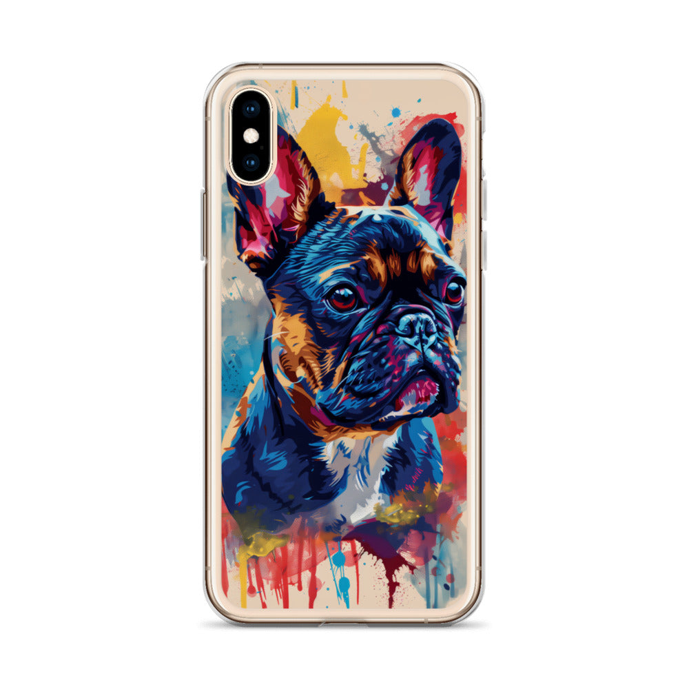 Painted French Bulldog iPhone Case