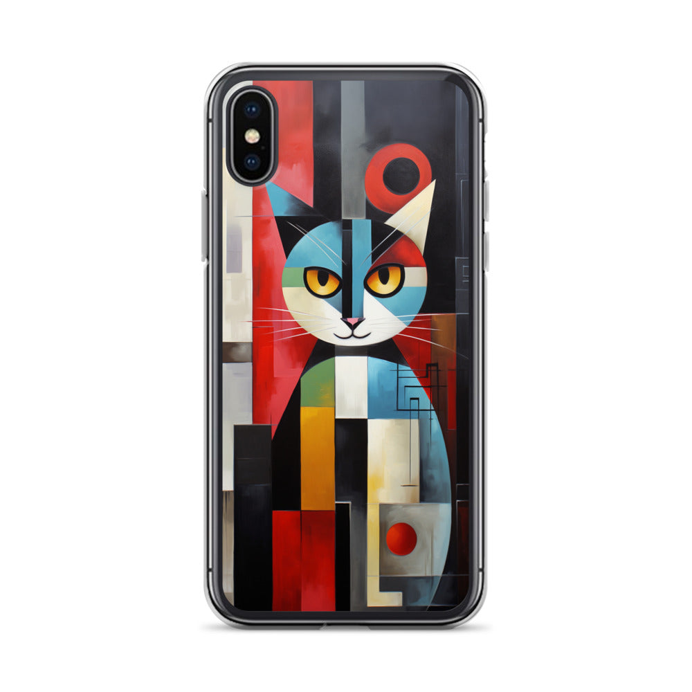 Bauhaus Kitty Cat iPhone Case