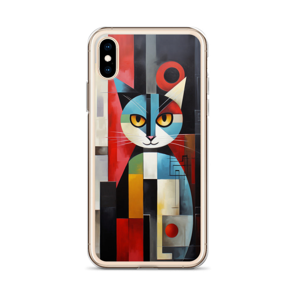 Bauhaus Kitty Cat iPhone Case