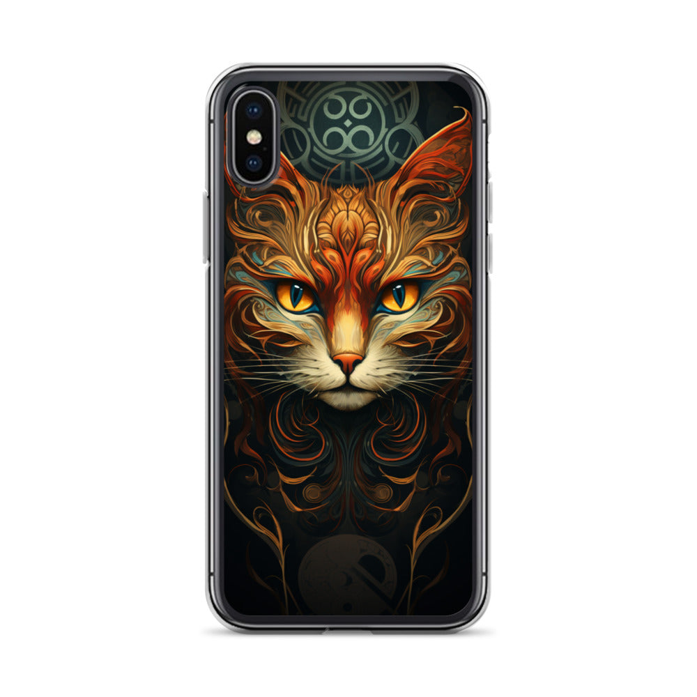 Art Nouveau Cat #2 iPhone Case