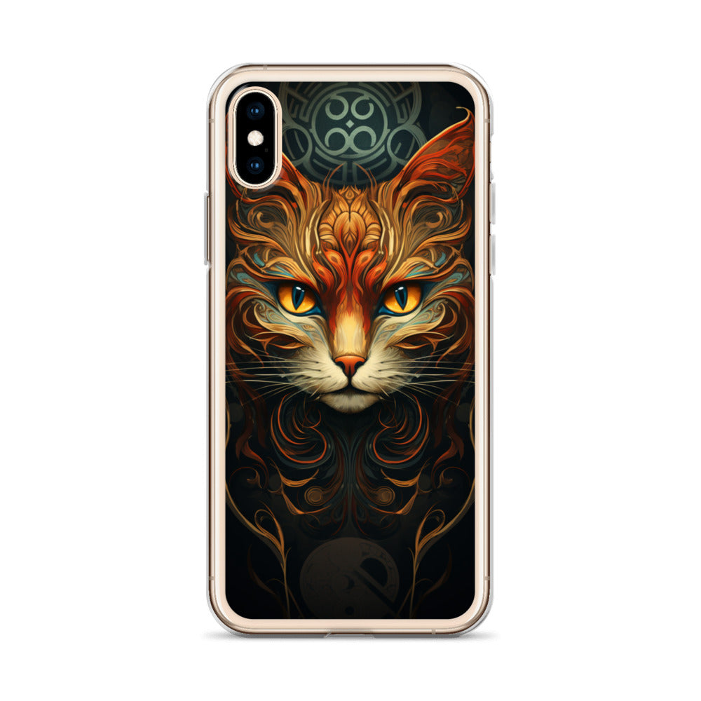 Art Nouveau Cat #2 iPhone Case