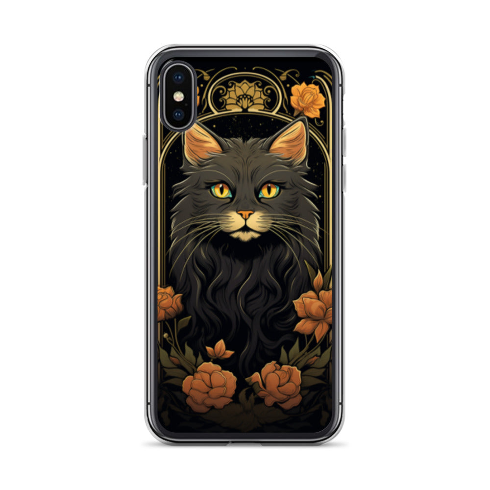 Art Nouveau Cat iPhone Case