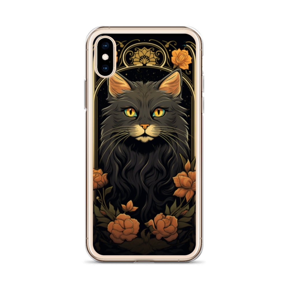Art Nouveau Cat iPhone Case
