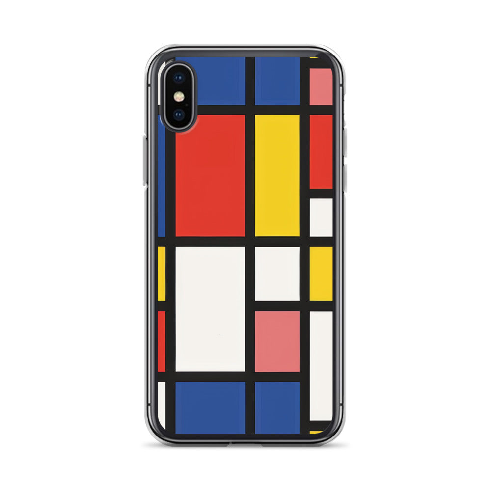iPhone Case Colorful De Stijl