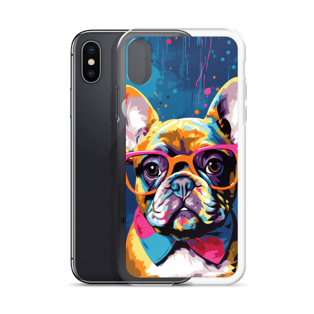 iPhone Case Painted Stylish French Bulldog