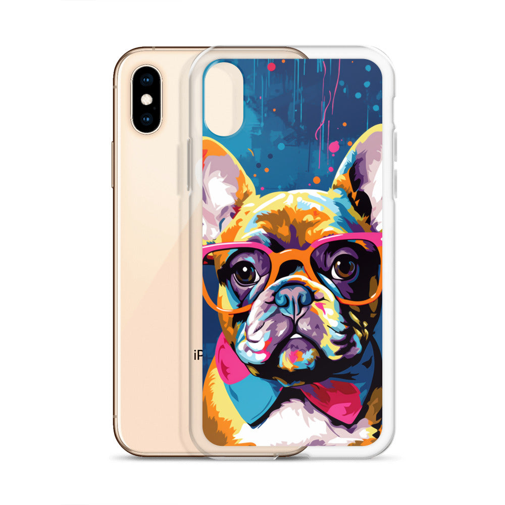 iPhone Case Painted Stylish French Bulldog