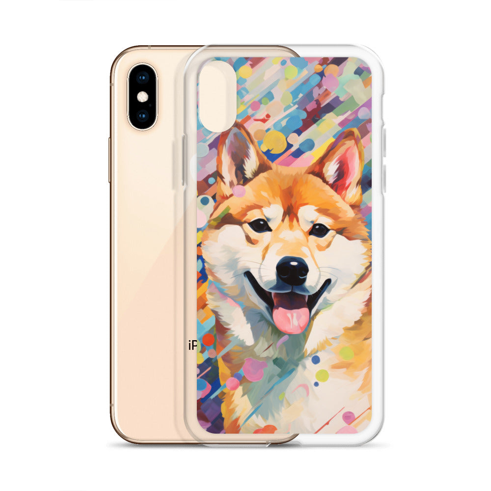iPhone Case Painted Shiba Inu