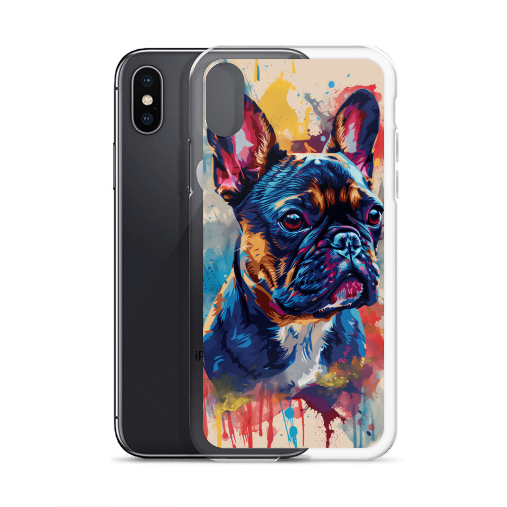 Painted French Bulldog iPhone Case