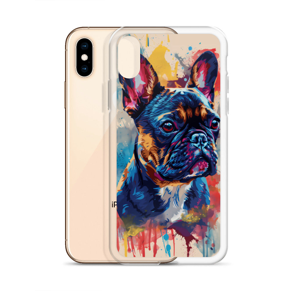 Painted French Bulldog iPhone Case