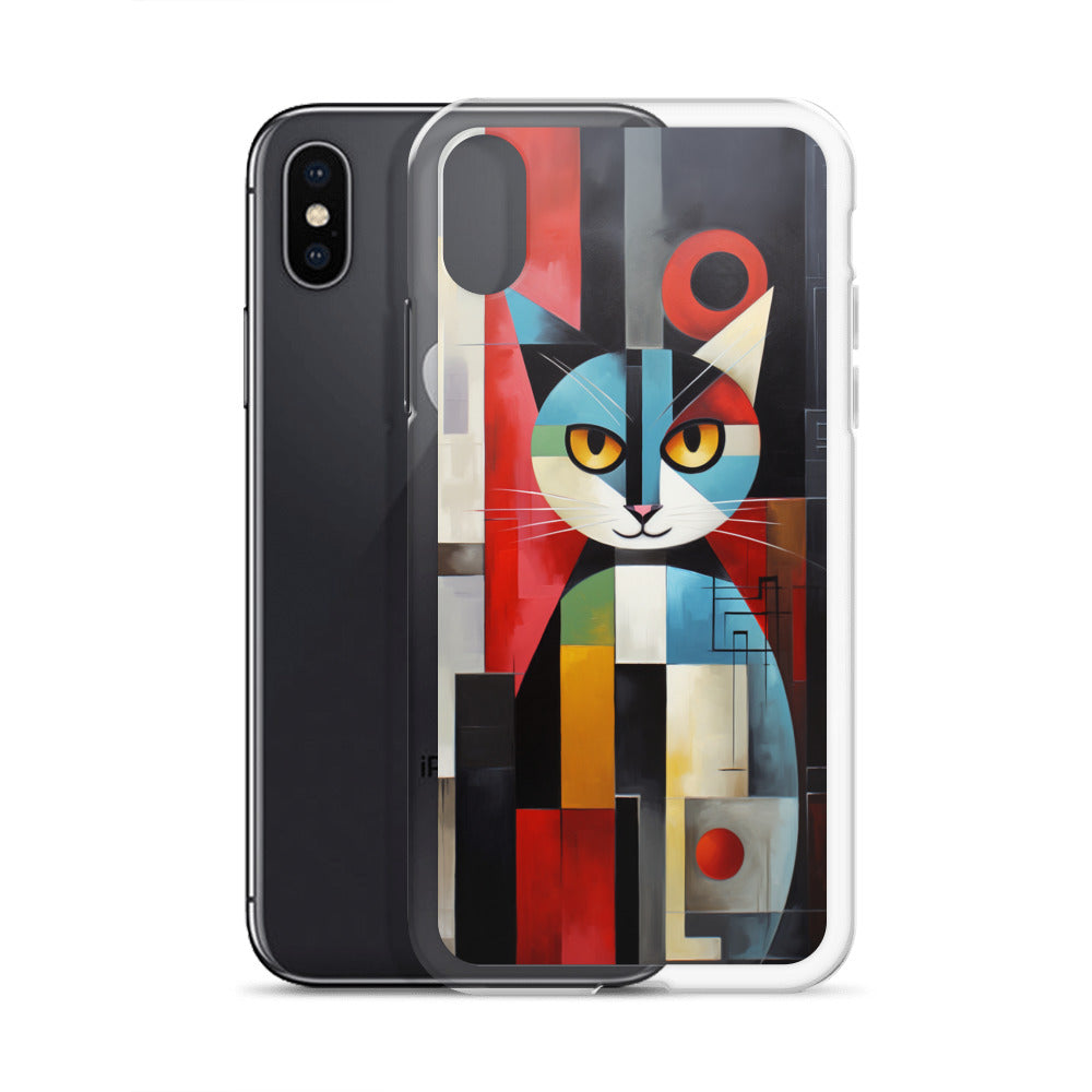 Bauhaus Kitty Cat iPhone Case