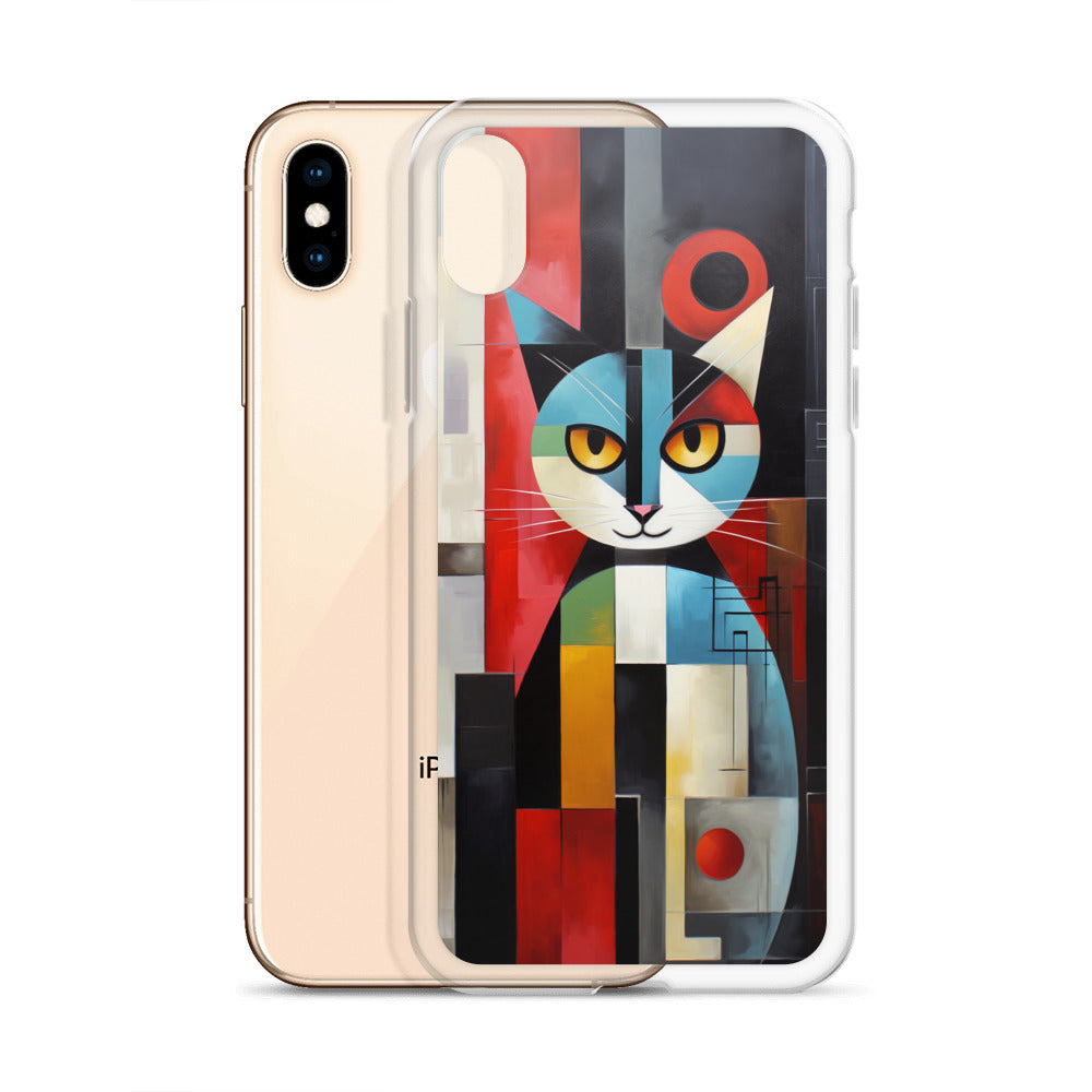 Bauhaus Kitty Cat iPhone Case