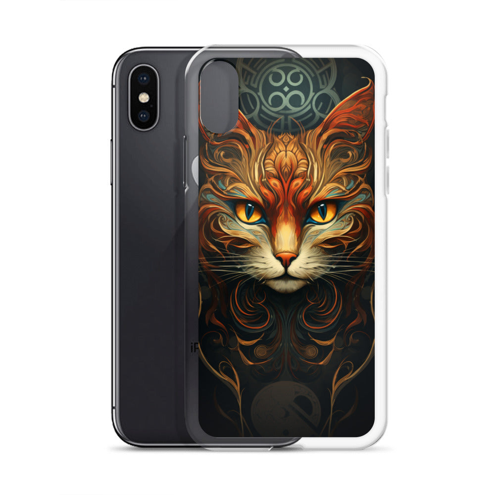 Art Nouveau Cat #2 iPhone Case