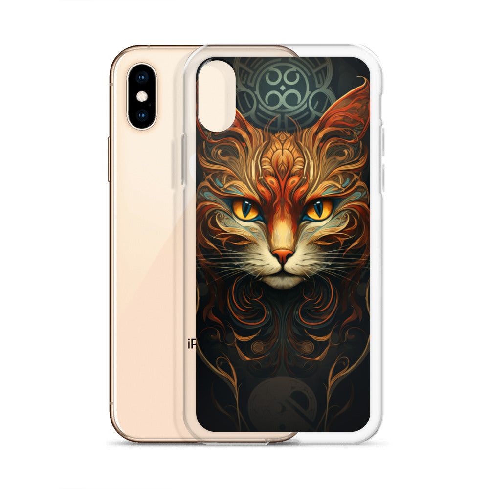 Art Nouveau Cat #2 iPhone Case