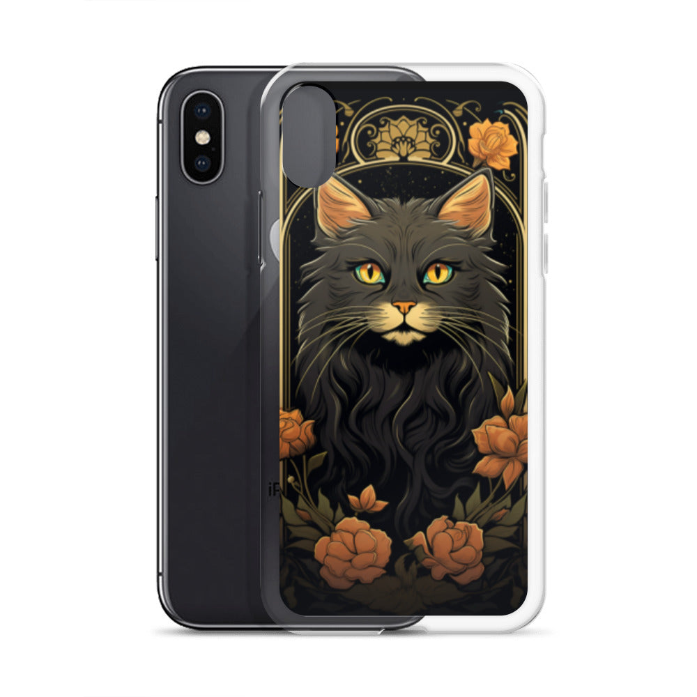 Art Nouveau Cat iPhone Case