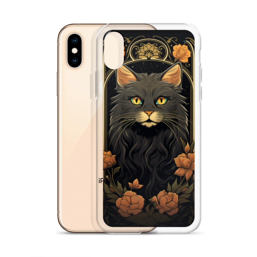 Art Nouveau Cat iPhone Case
